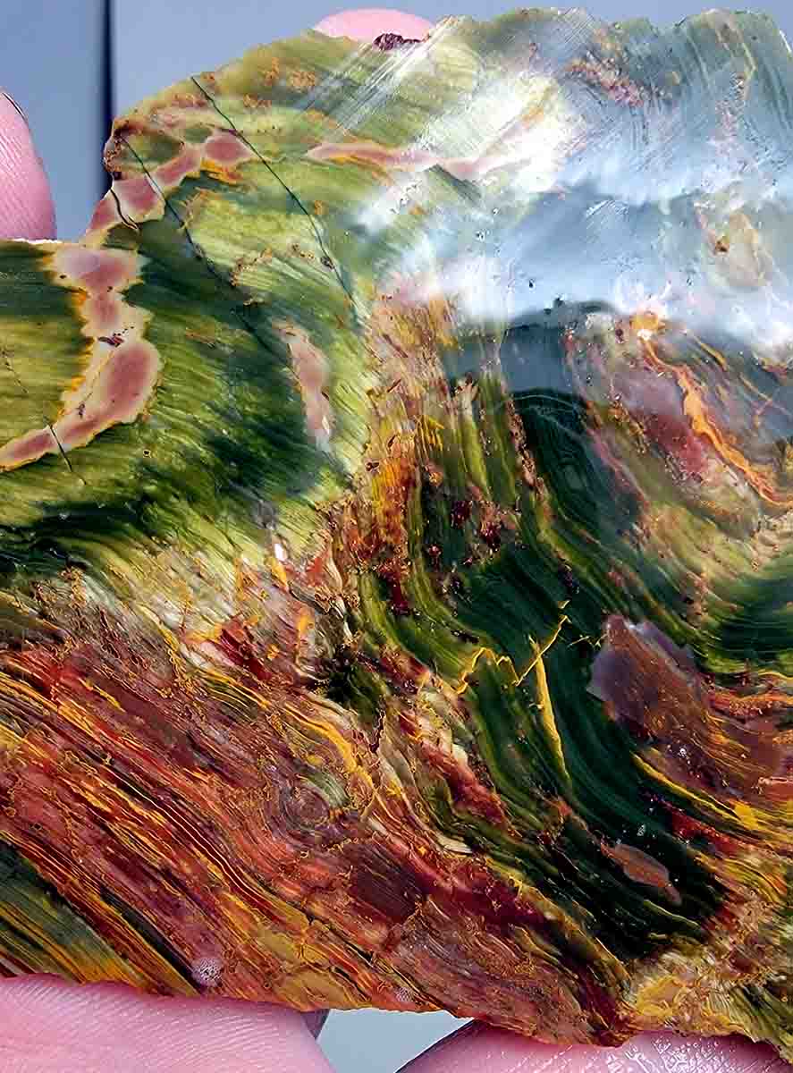 Lapidary Stone Slabs Agate Jasper Petrified Wood Kaleidoscope Jasper