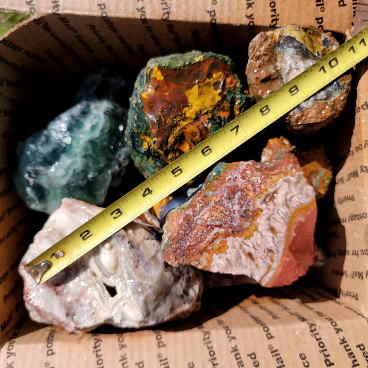 Agate Jasper Mix Cutting Rough Flatrate!