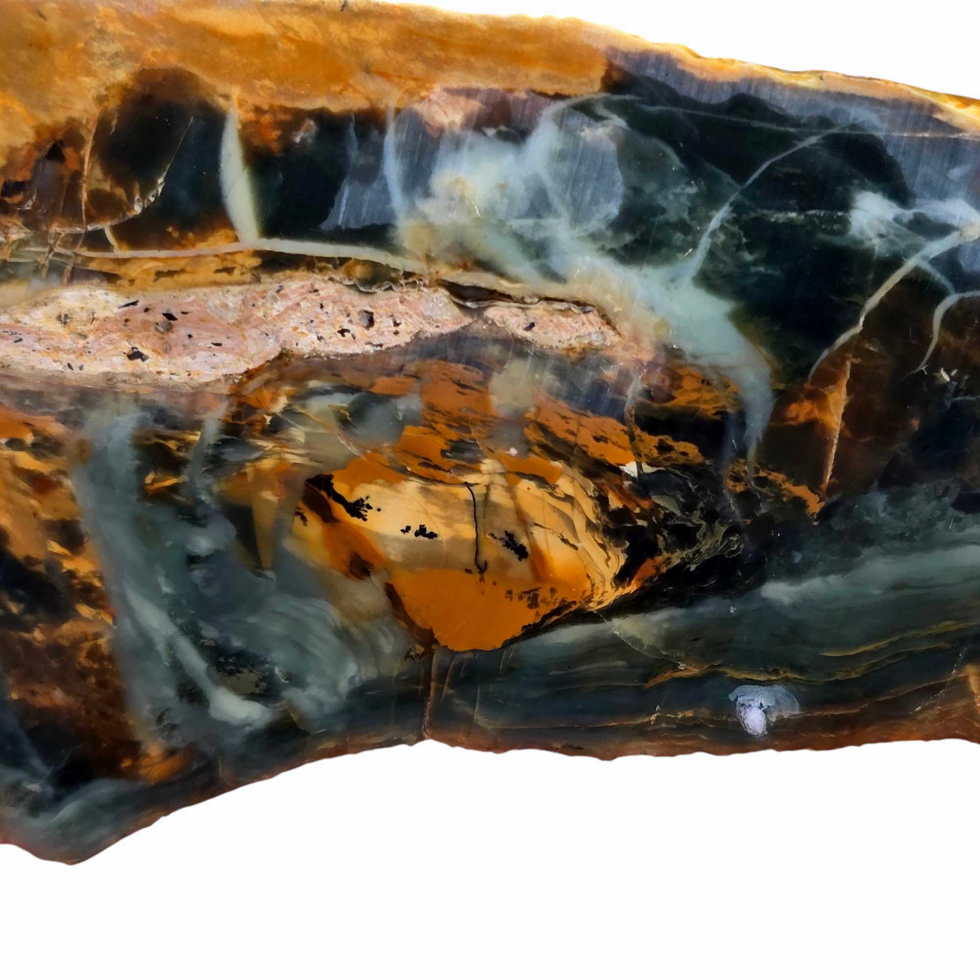 Morrisonite Jasper Slab – Rare Old Stock Picture Jasper from Oregon