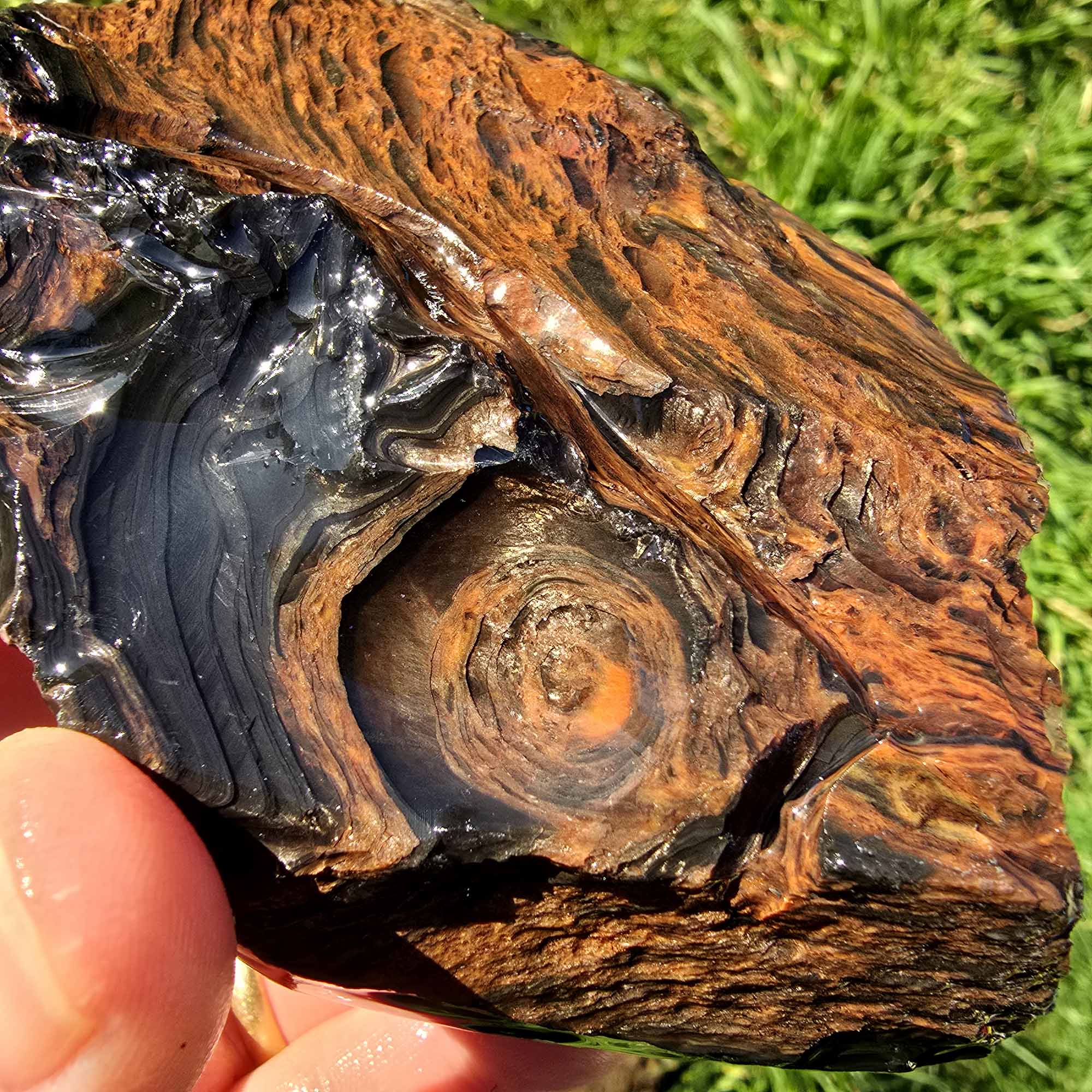 Tri-Flow Mix Old Stock Oregon Obsidian Rough Flatrate