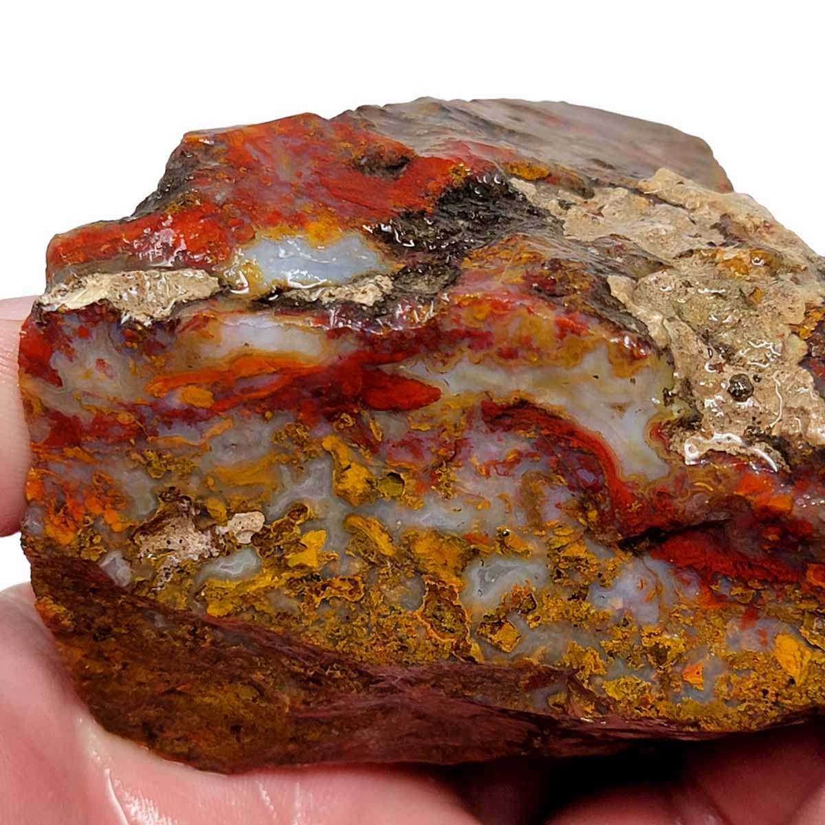San Carlos Moss Agate Rough Chunk!