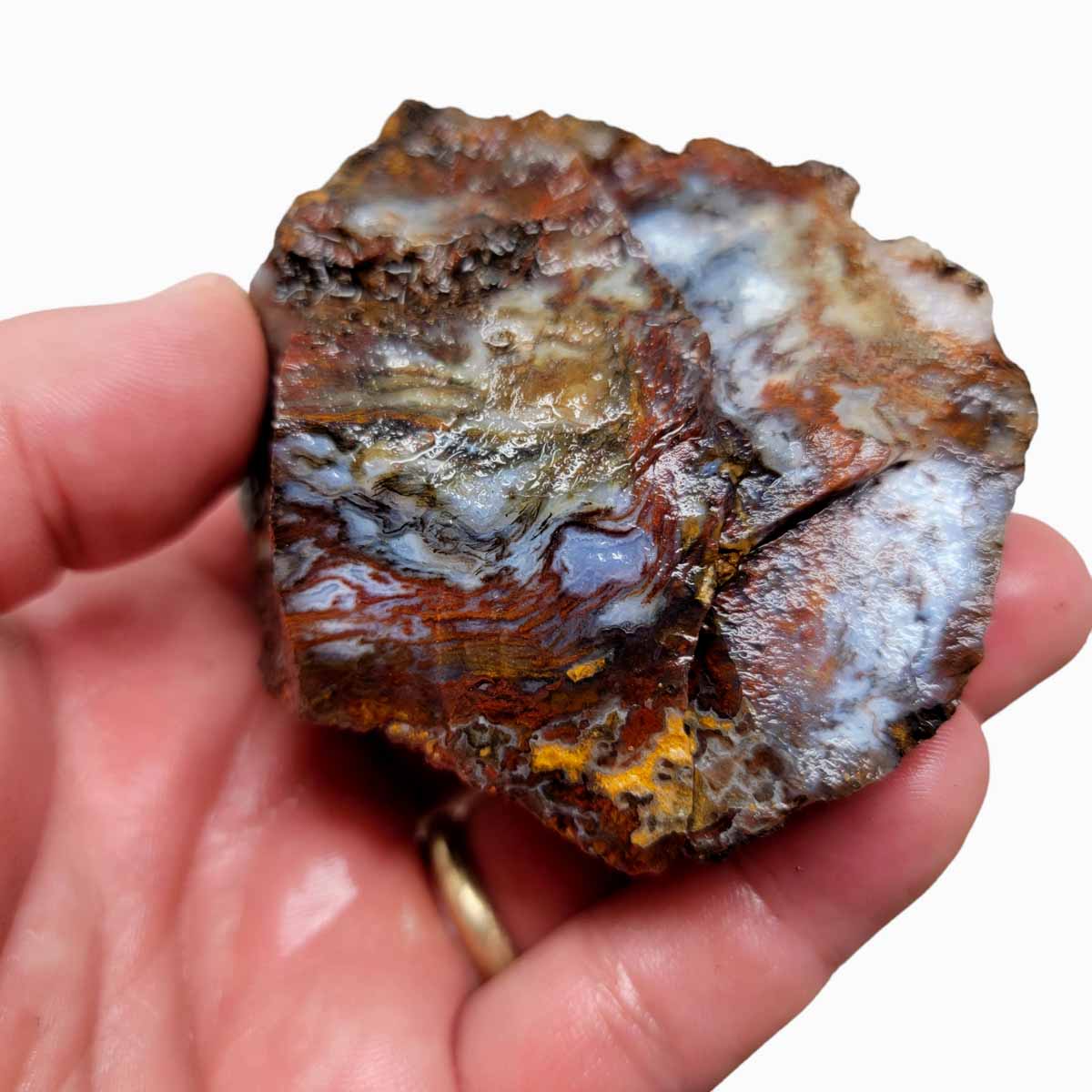 San Carlos Moss Agate Rough Chunk!