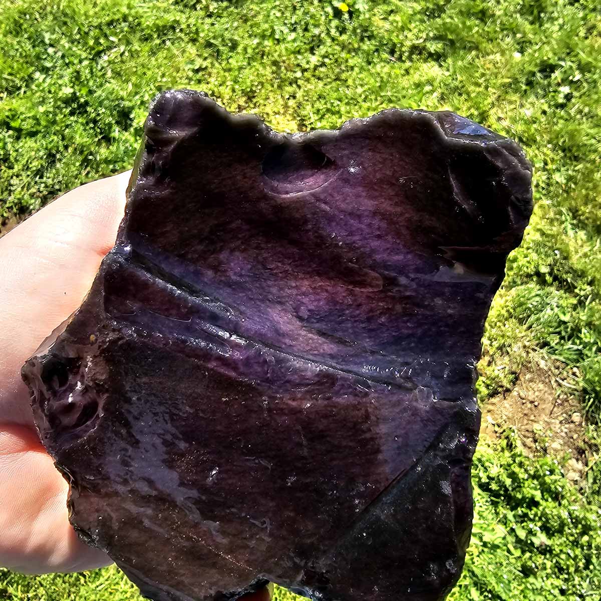 Mexican Velvet Obsidian Rough Chunk!
