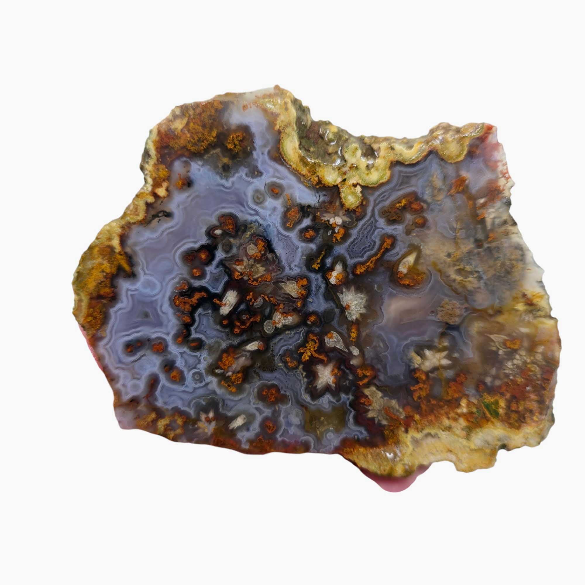 San Carlos Agate Slab Lapidary Stone Slice Cut Rock