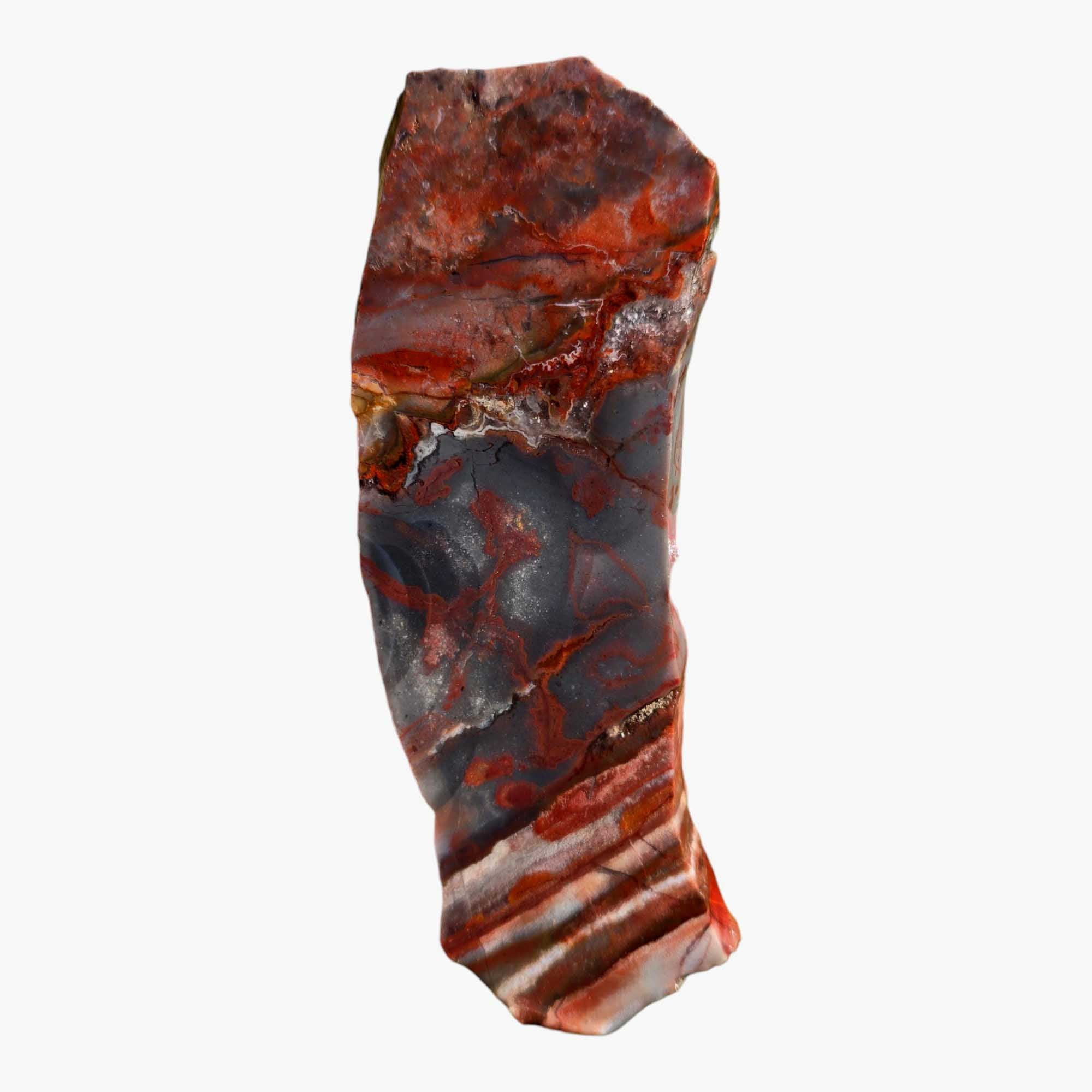 Sarape Jasper Slab Crazy Lace Relative Lapidary Stone Slice Cut Rock