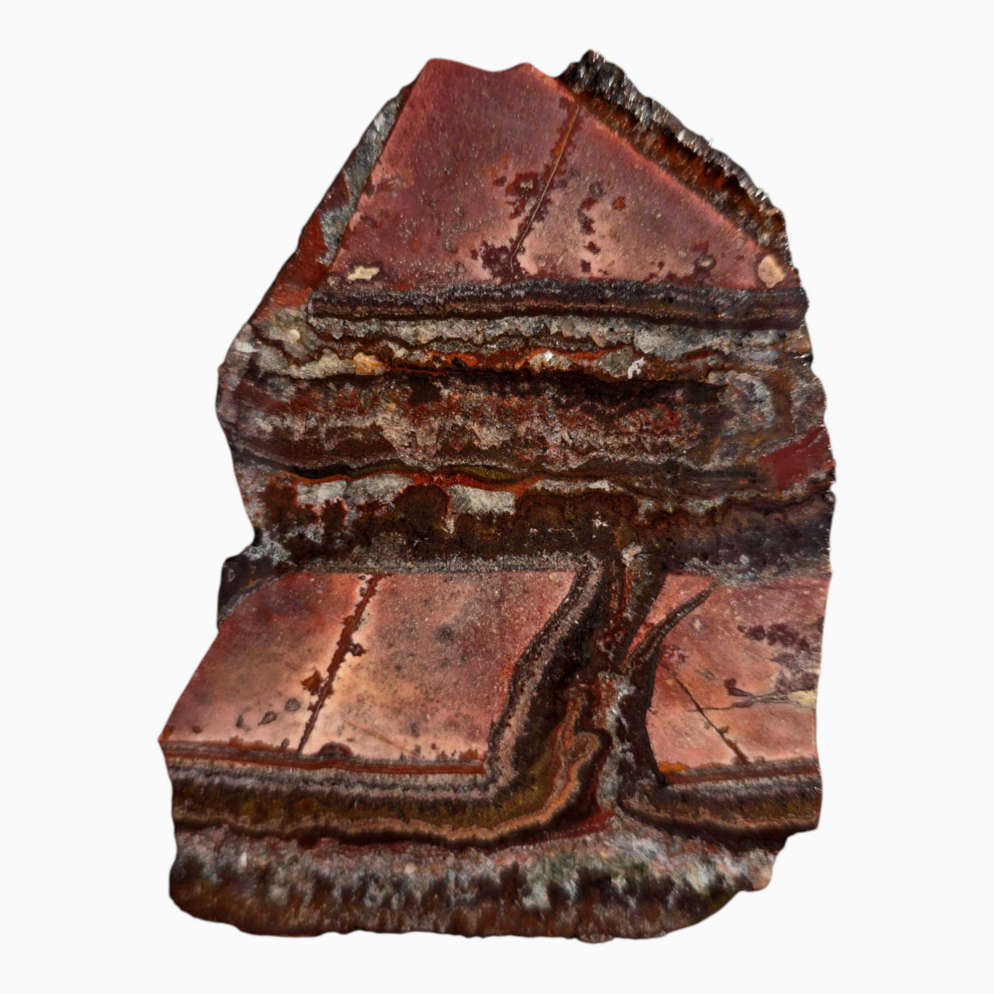 Banded Onyx Slab Lapidary Stone Slice Cut Rock