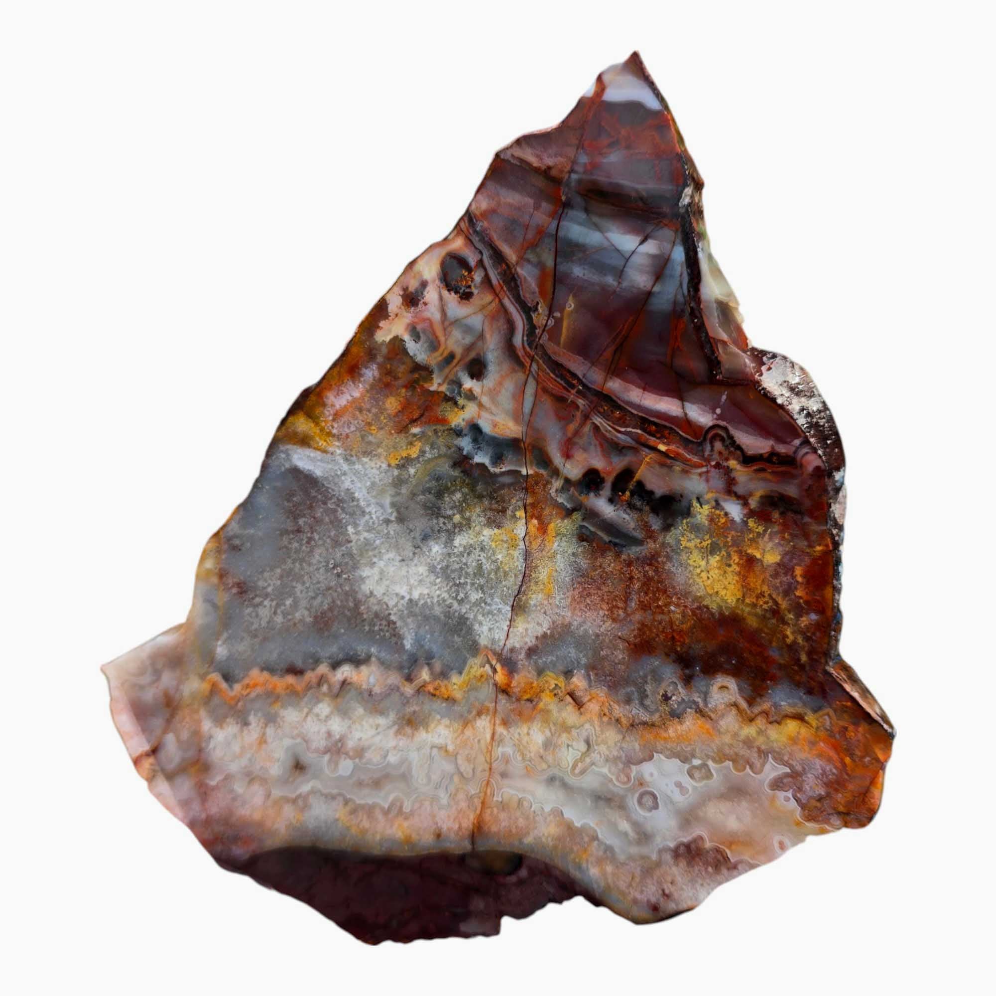 Sarape Jasper – Colorful Crazy Lace Relative from Mexico for Lapidary Use