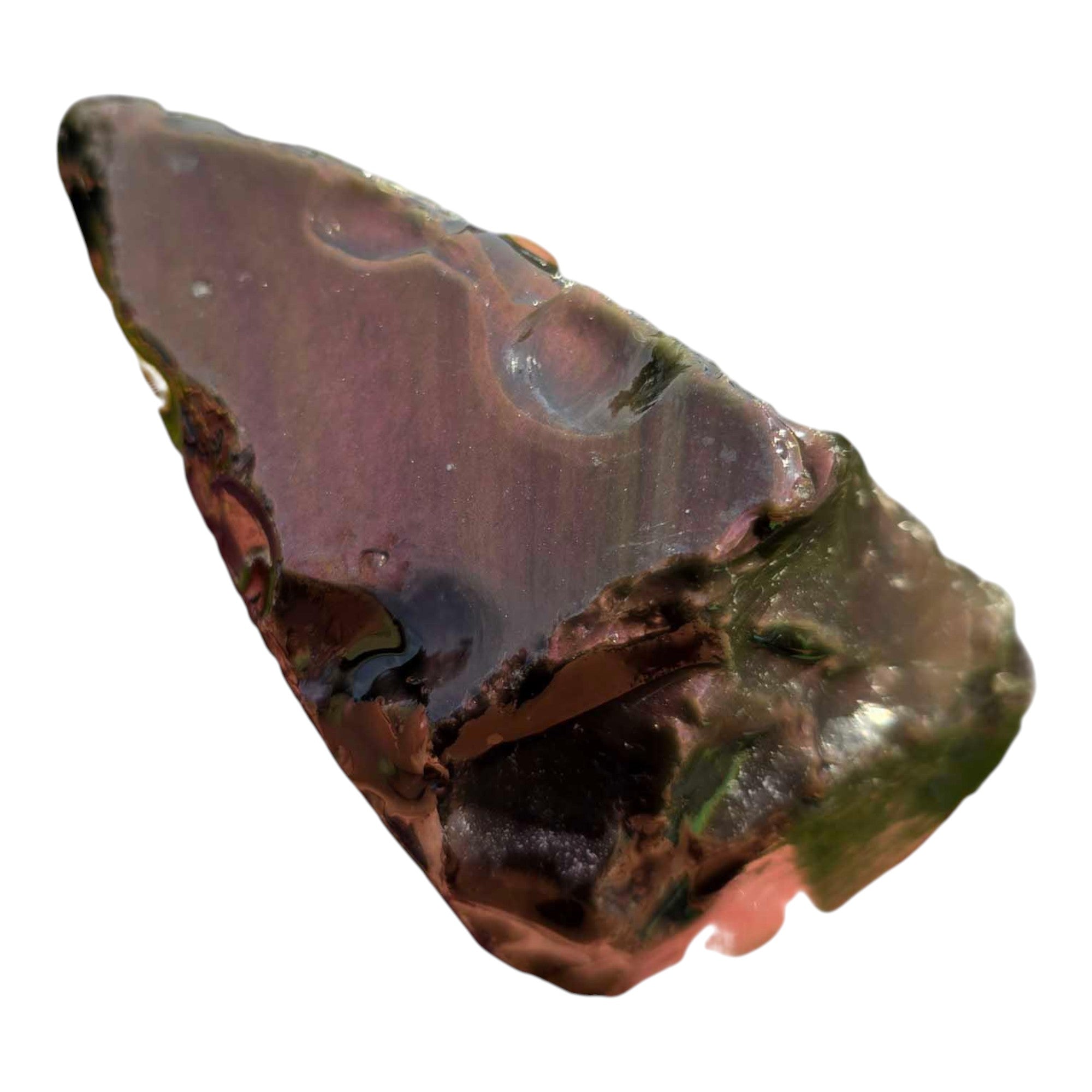 Smokey Purple Velvet Obsidian Rough – Old Stock Chatoyant Cutter