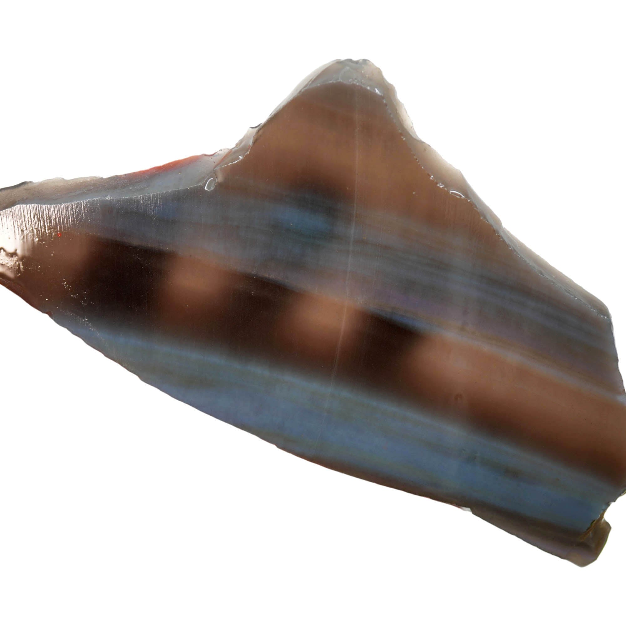 Davis Creek Rainbow Obsidian Slab - Aurora Borealis-Style Rainbow