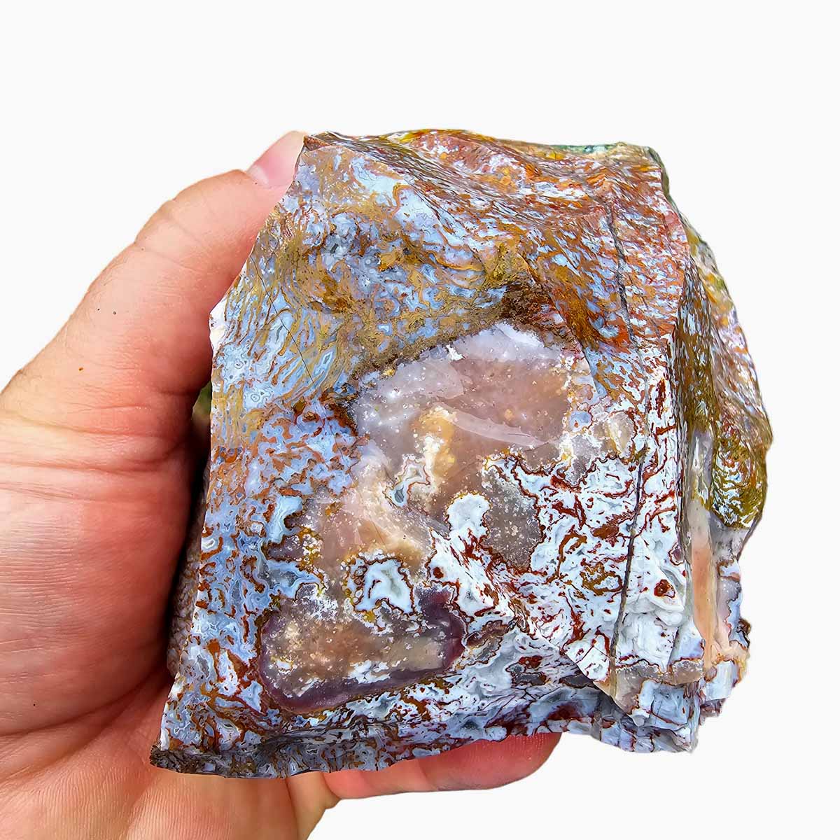 Apple Valley Agate Lapidary Rough Chunk Morocco