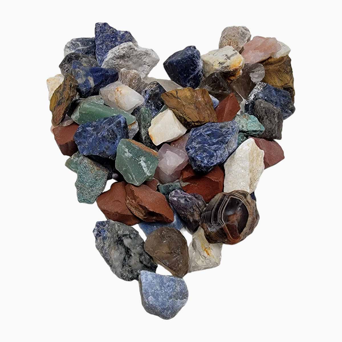 Natural Stones 1 Lbs Tumbling Rough Raw Materials for Cabbing Tumbling