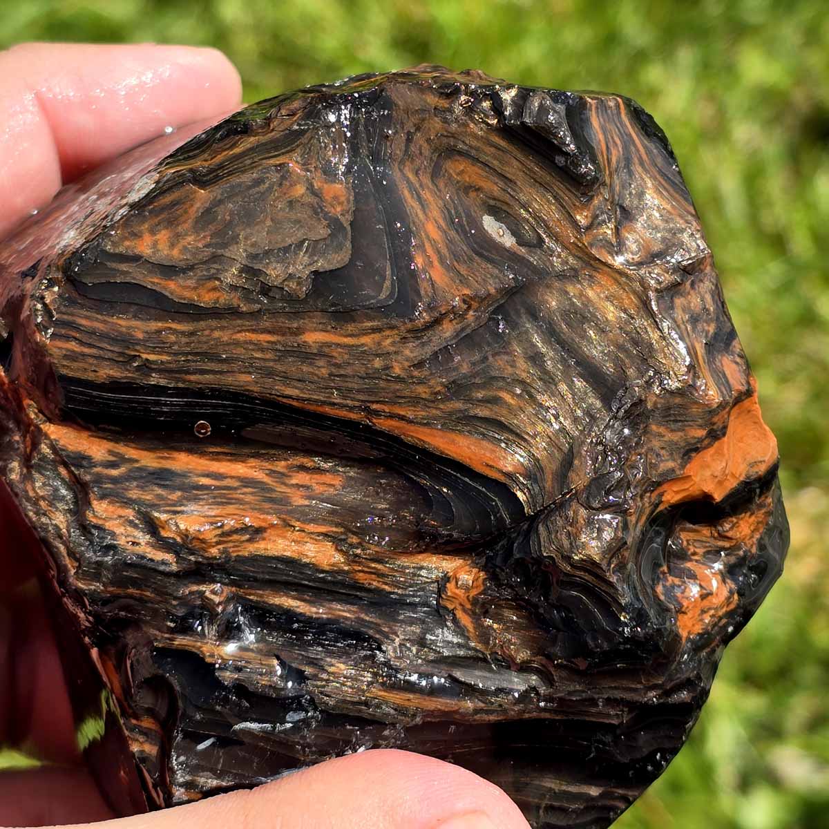 Tri-Flow Mix Old Stock Oregon Obsidian Rough Flatrate!