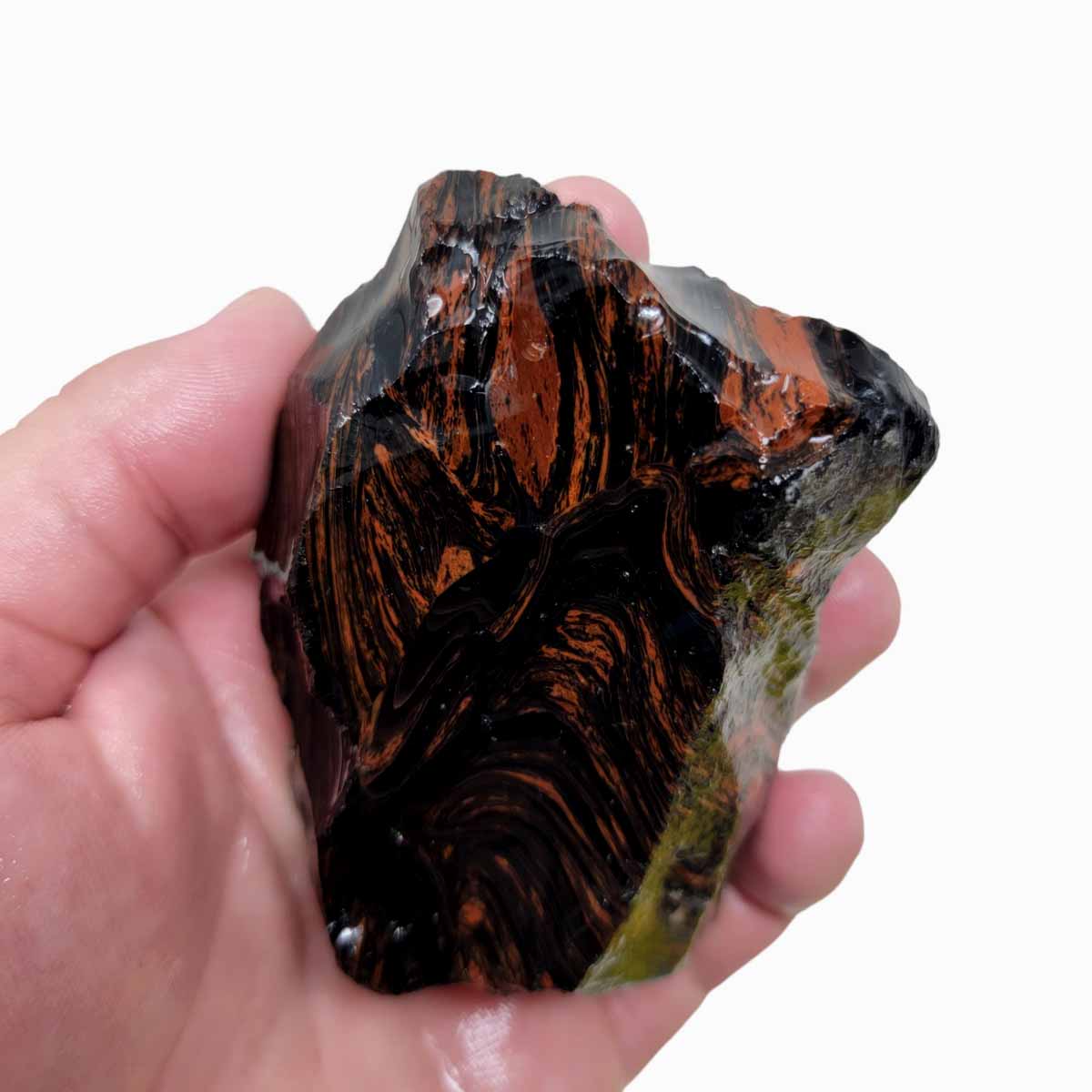 Tri-Flow Obsidian Rough Chunk!