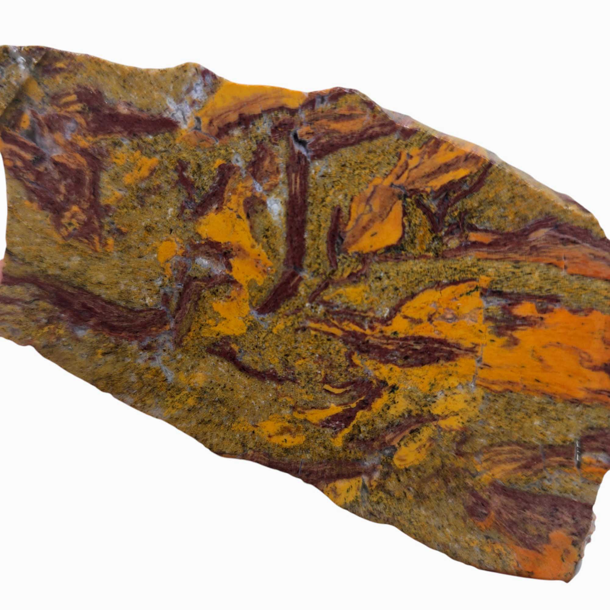 Hidden Canyon Moss Jasper Slab Lapidary Stone Slice Cut Rock