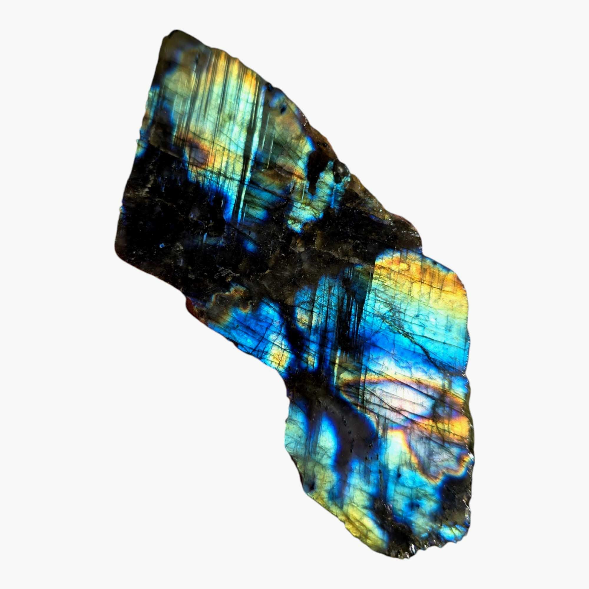 Labradorite Slab Lapidary Stone Slice Cut Rock