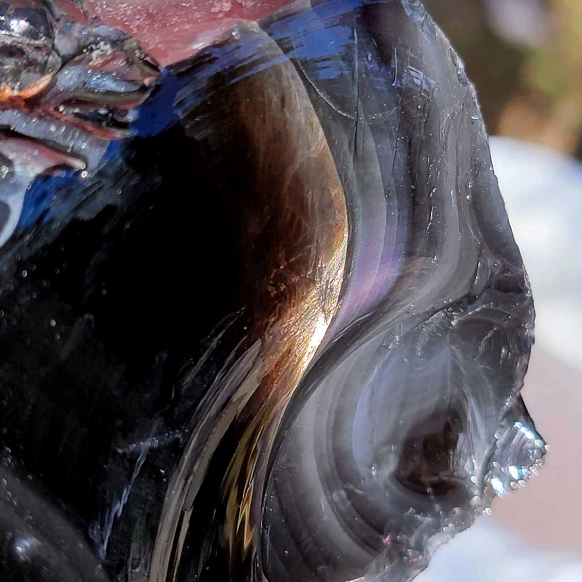 RARE Fire Obsidian Rough Chunk!