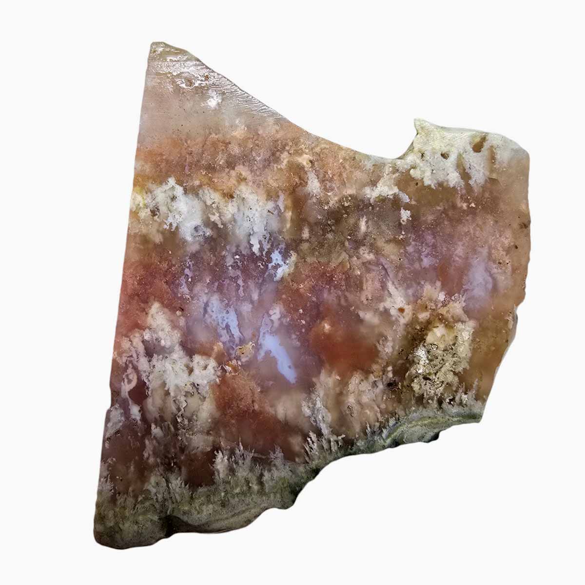 Nyssa Plume Agate Slab Lapidary Stone Slice Cut Rock