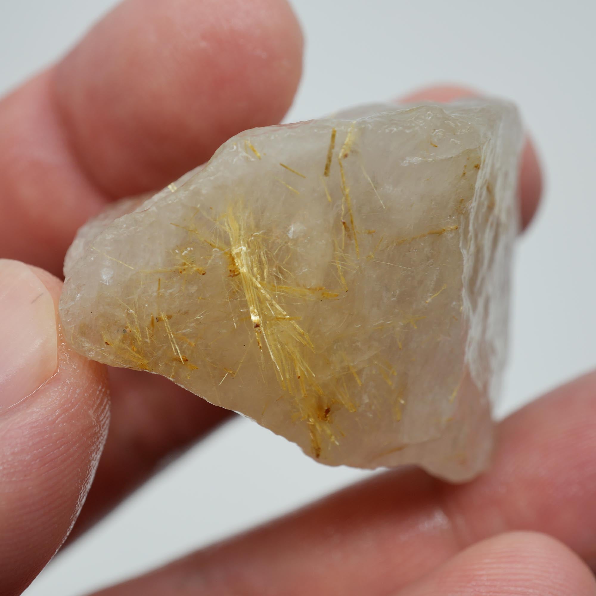 Rutilated Quartz - Titanium Rutile Needles - Brazilian Specimen