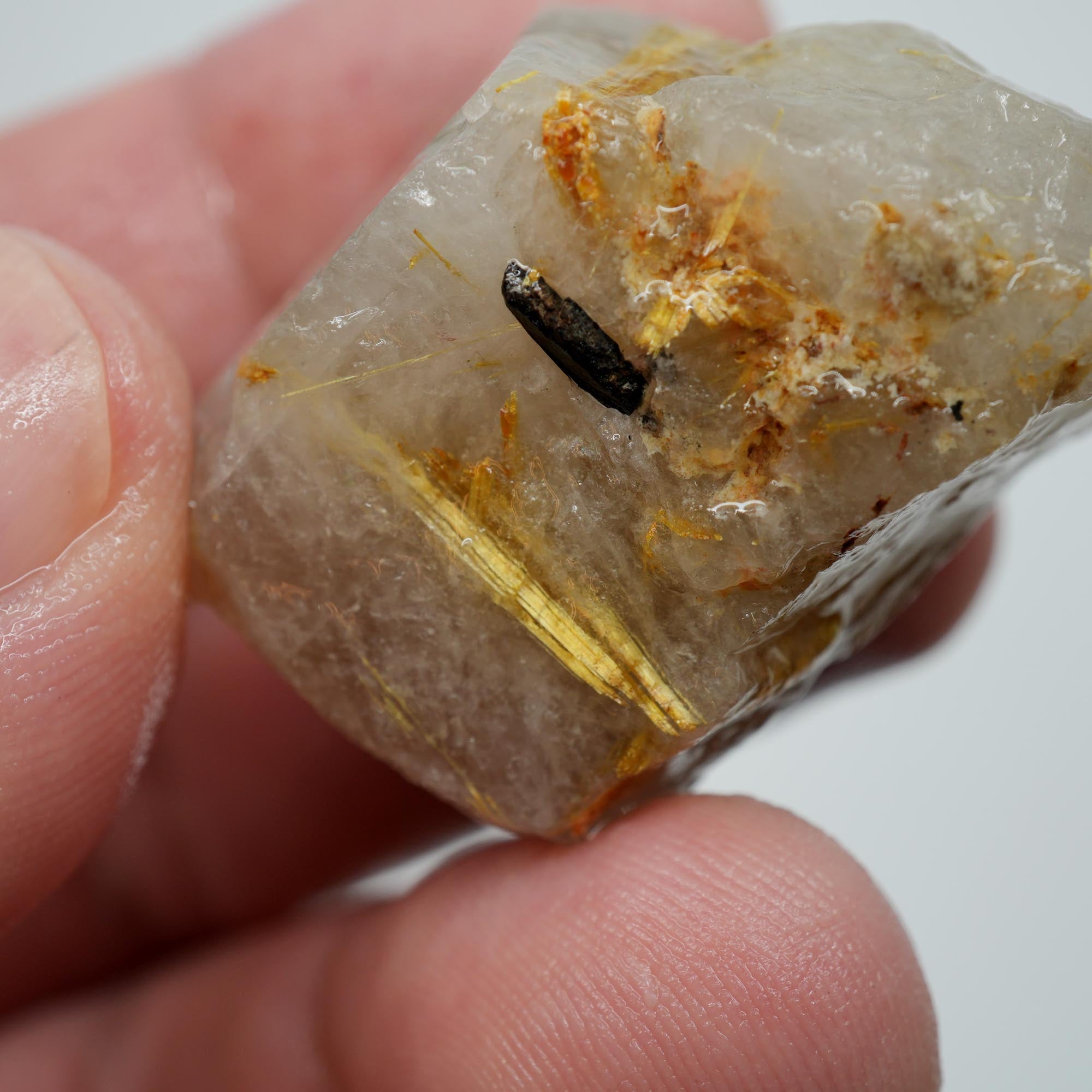Rutilated Quartz - Natural Needle Quartz - Brazilian Crystal Specimen