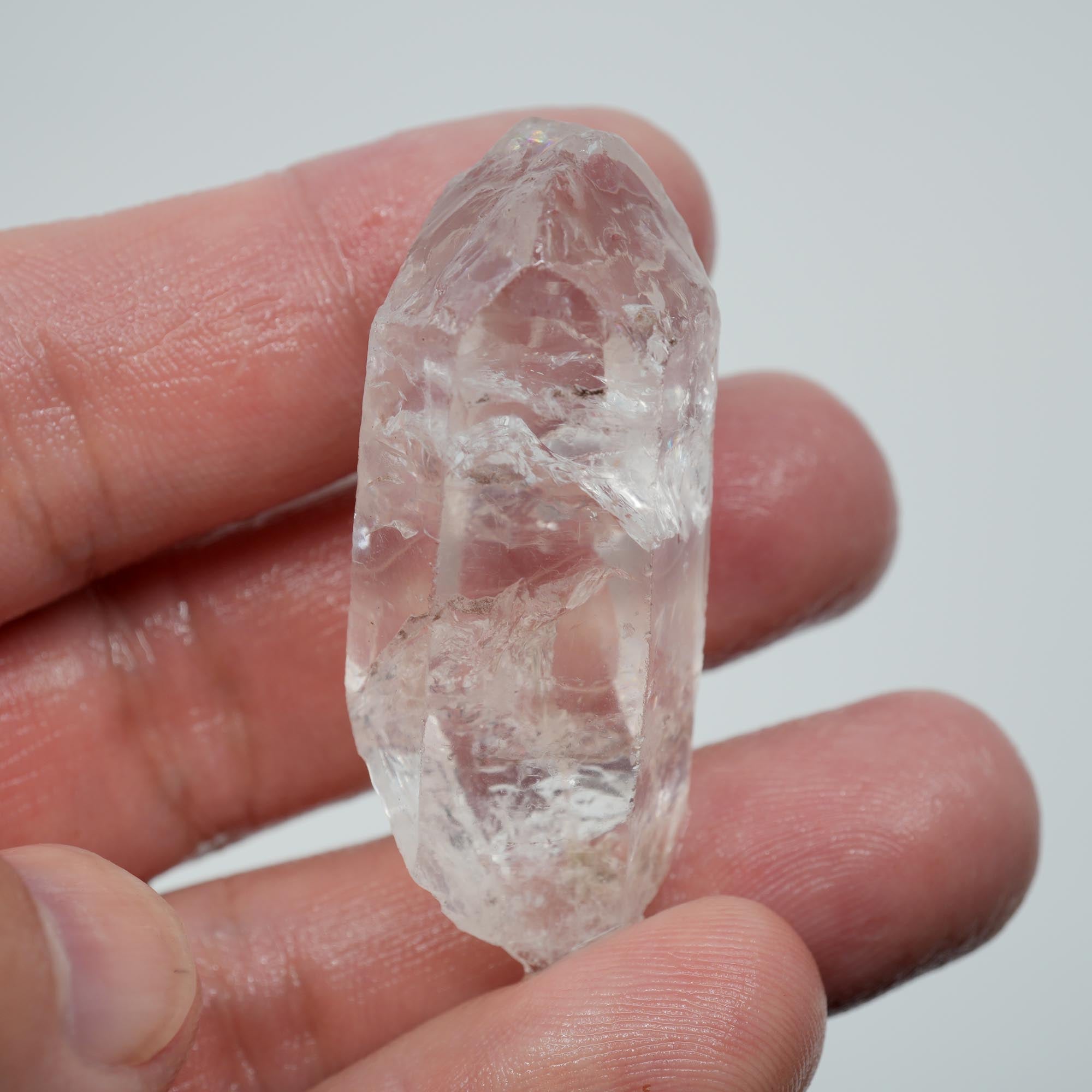 Brazilian Quartz Crystal Point - Clear Natural Terminated Point for Collectors