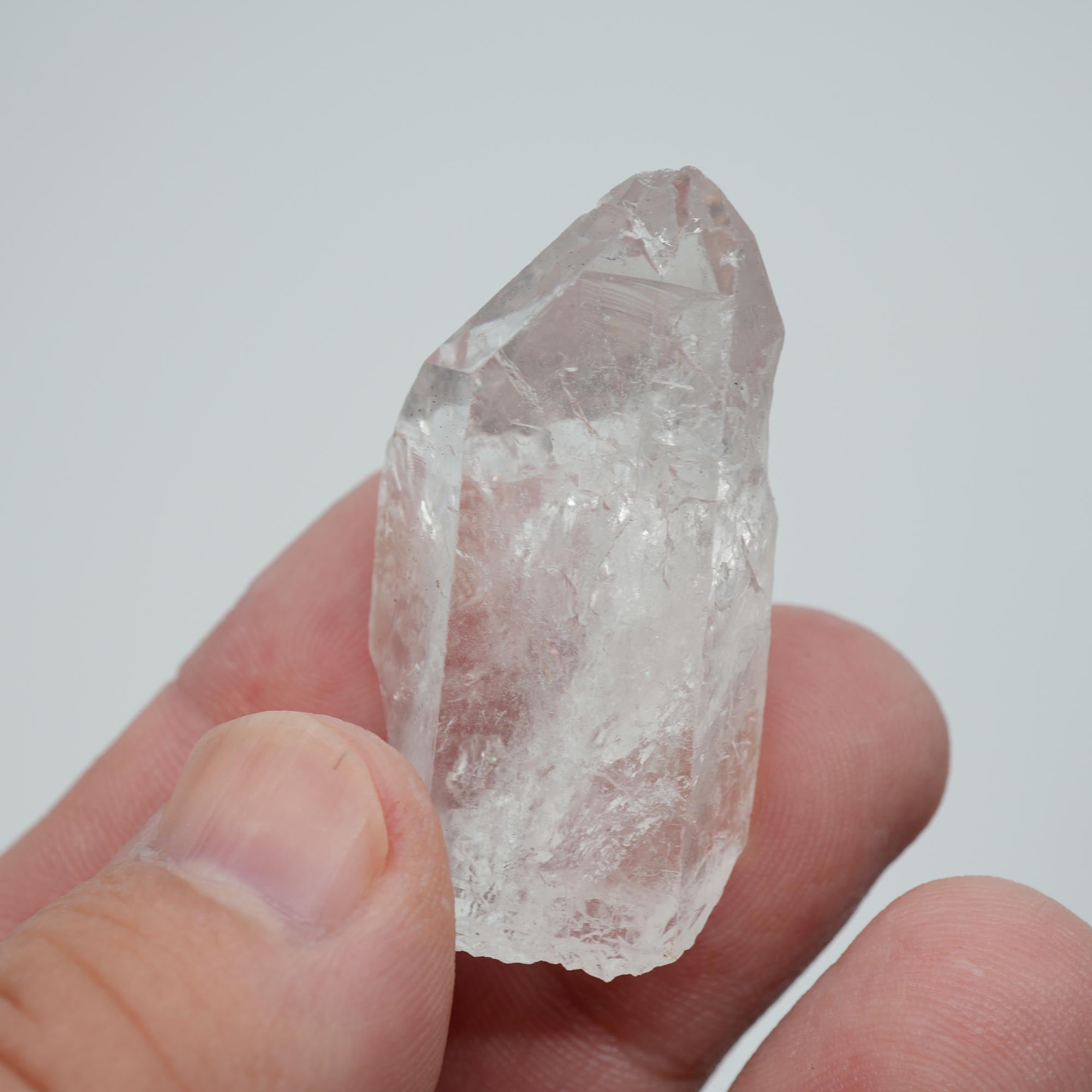 Brazilian Quartz Point - Natural Clear Crystal Display Specimen