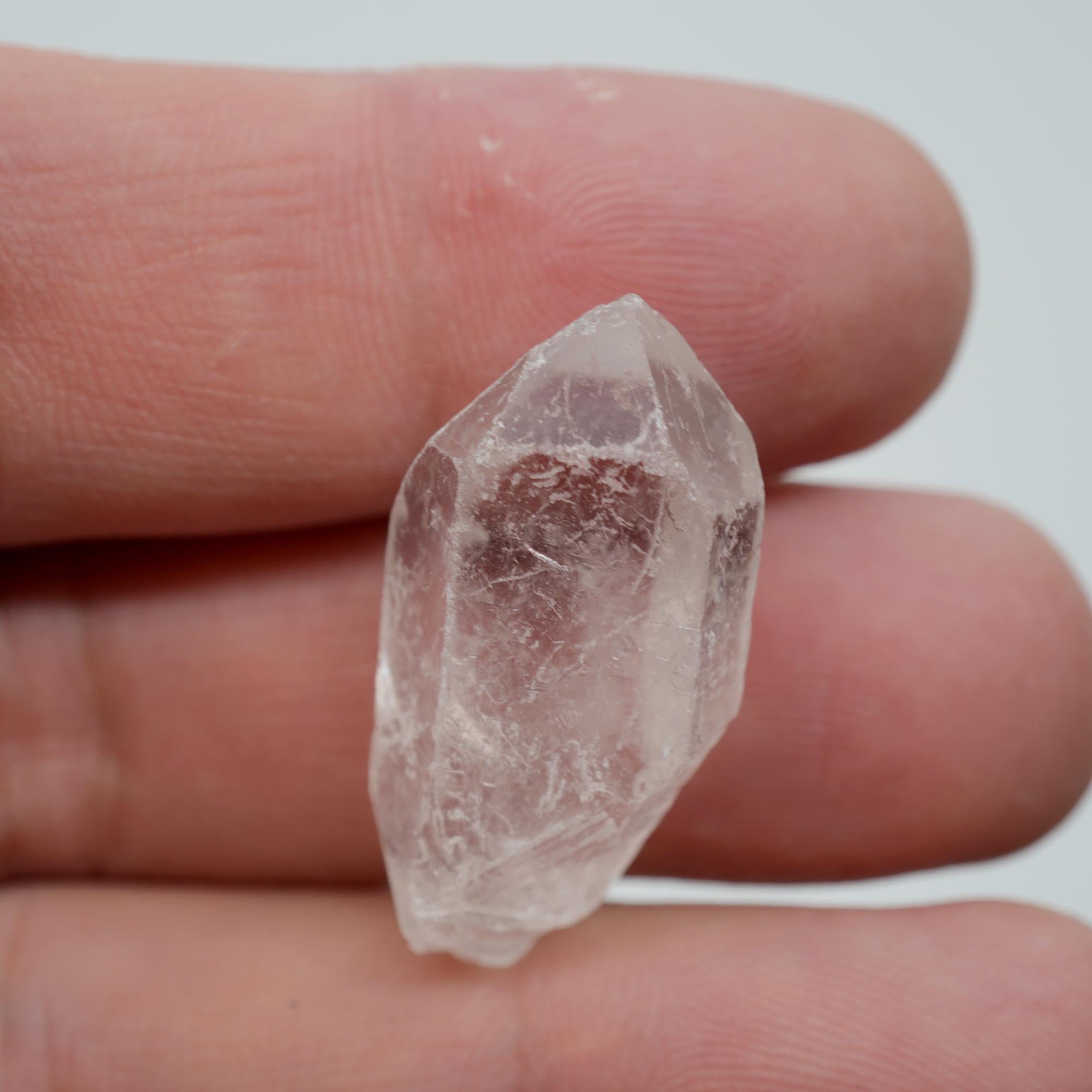 Brazilian Quartz Point - Natural Clear Starter Crystal Point