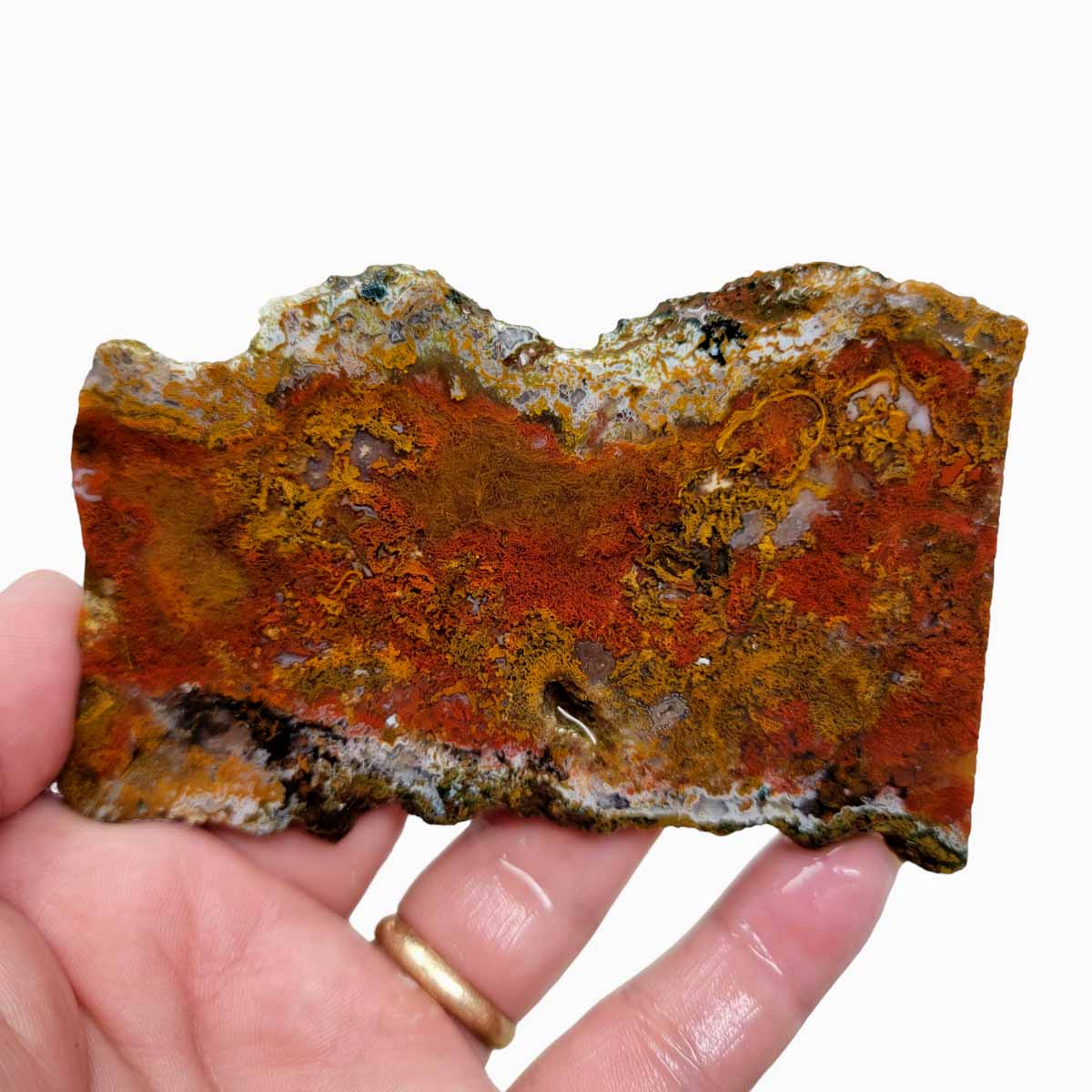 San Carlos Agate Slab! Lapidary Stone Slab!