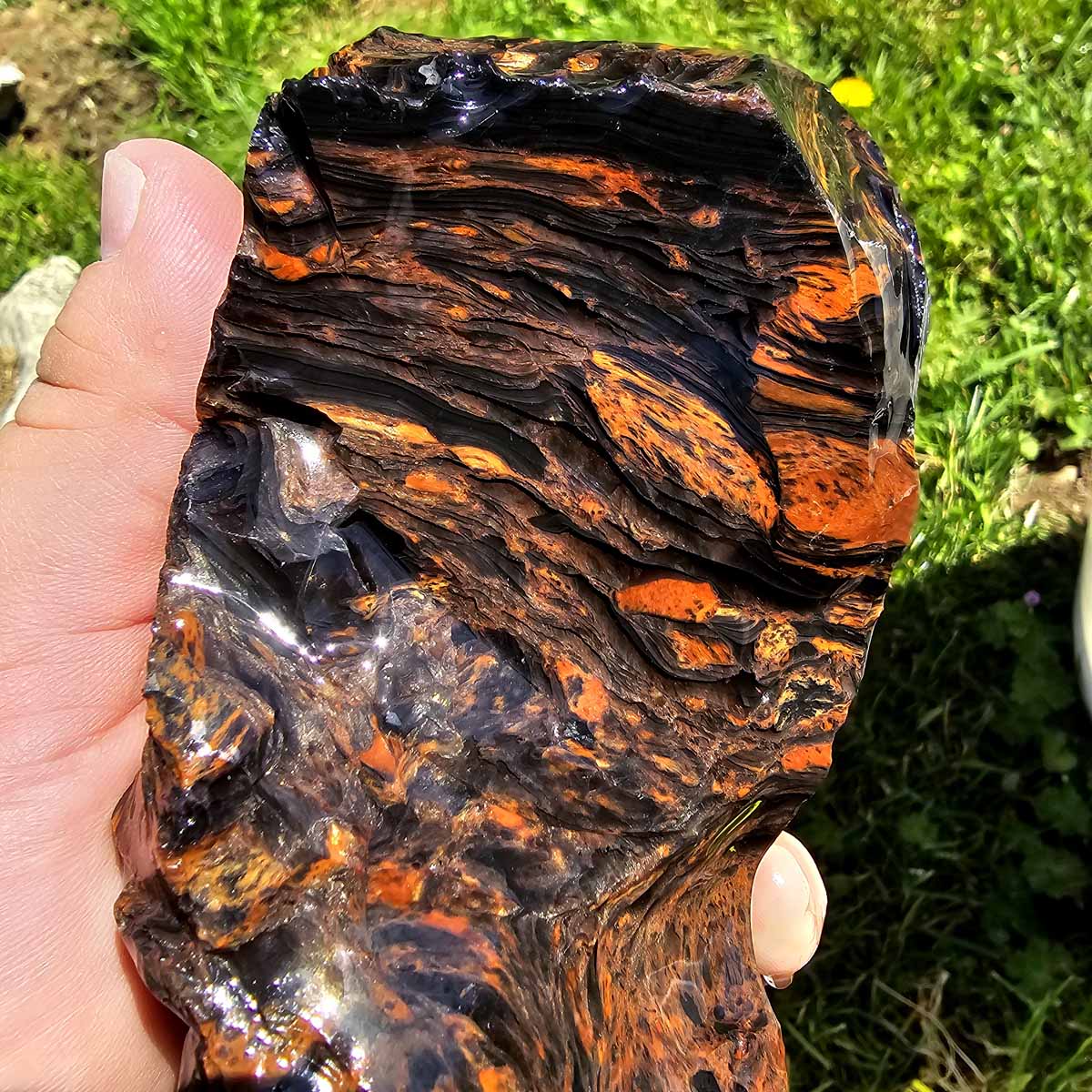 Tri-Flow Mix Old Stock Oregon Obsidian Rough Flatrate!