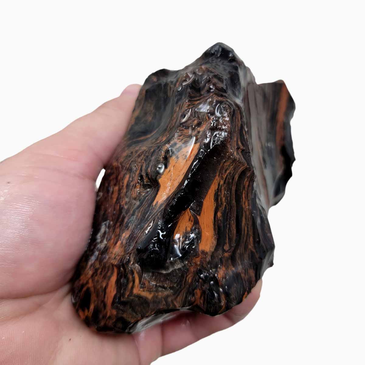 Tri-Flow Obsidian Rough Chunk!