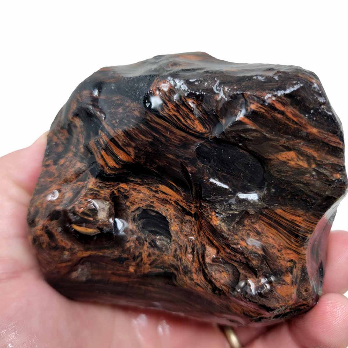 Tri-Flow Obsidian Rough Chunk!