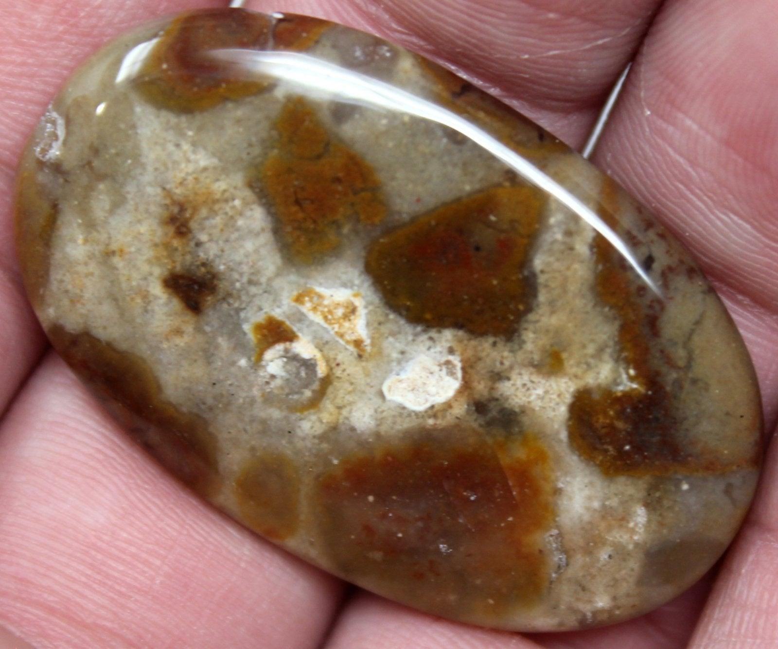 Jasper - Agate Cabochon! Lapidary Stone Cab!