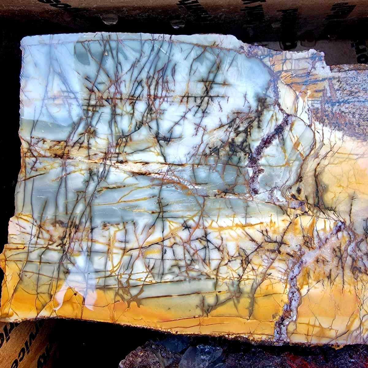 Overflowing Cut and Proven Cutting Rough Flatrate! Lapidary Stones! - LapidaryCentral