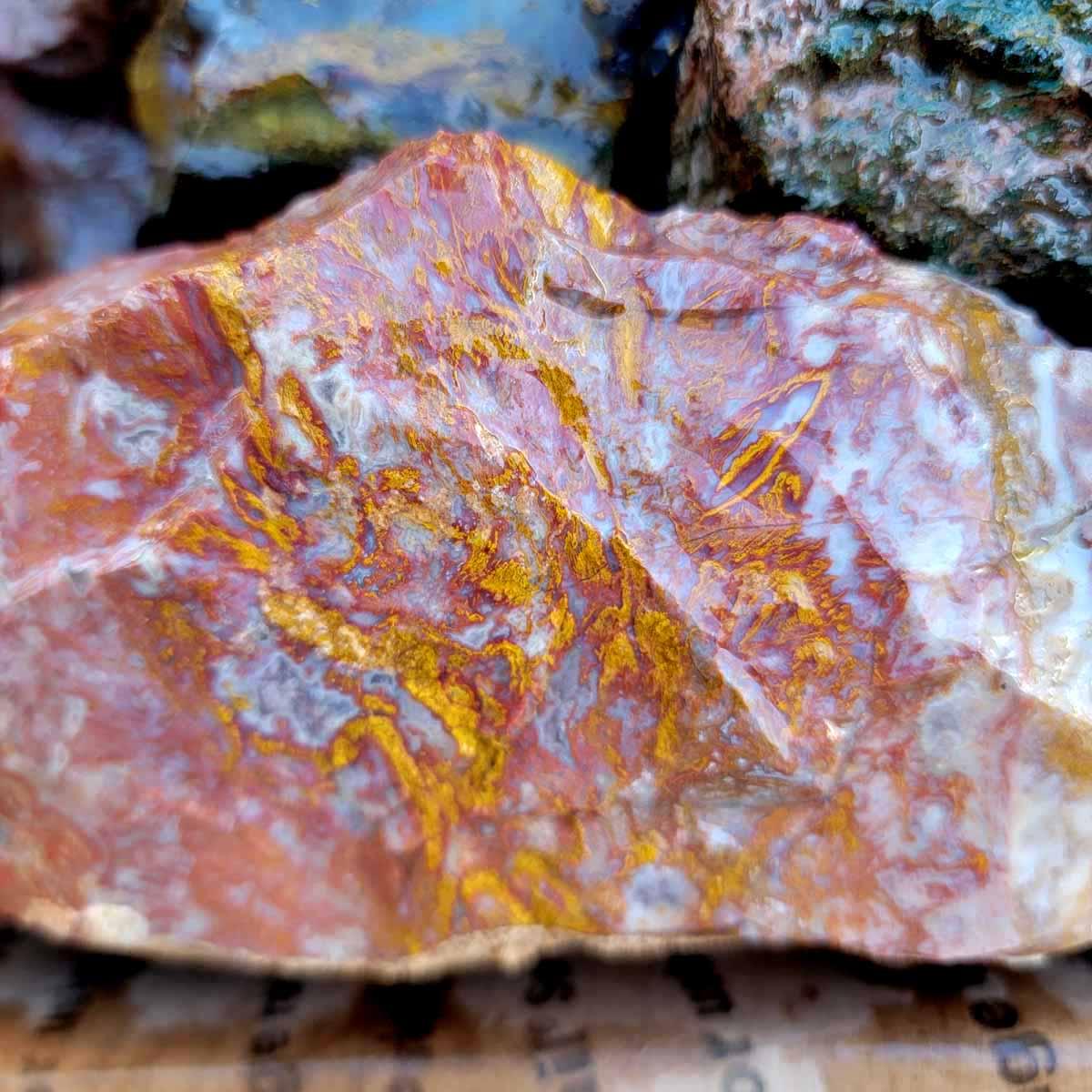 Apple Valley Agate Cutting Rough Flatrate!