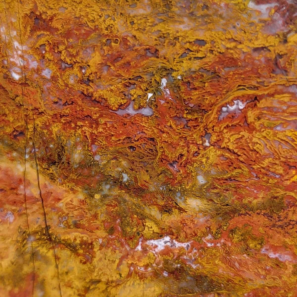 Apple Valley Moss Agate Slab! Lapidary Stone Slab! - LapidaryCentral