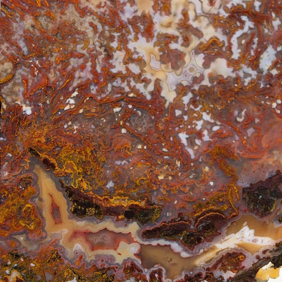 Apple Valley Moss Agate Slab! Lapidary Stone Slab! - LapidaryCentral