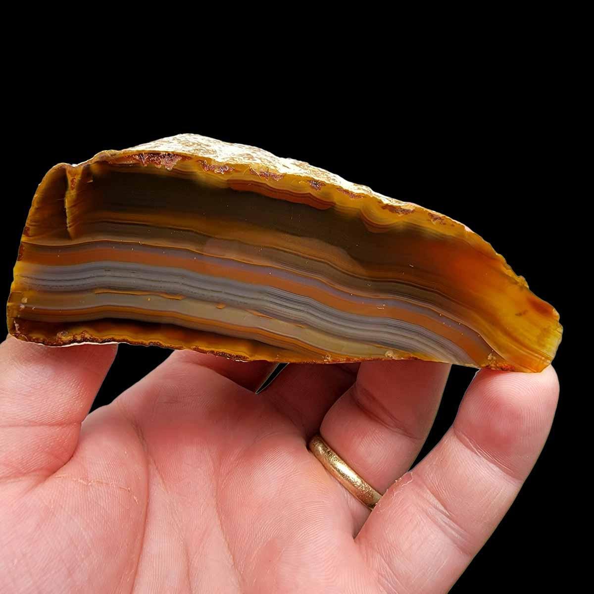 Polished Brazilian Agate Display Specimen! - LapidaryCentral