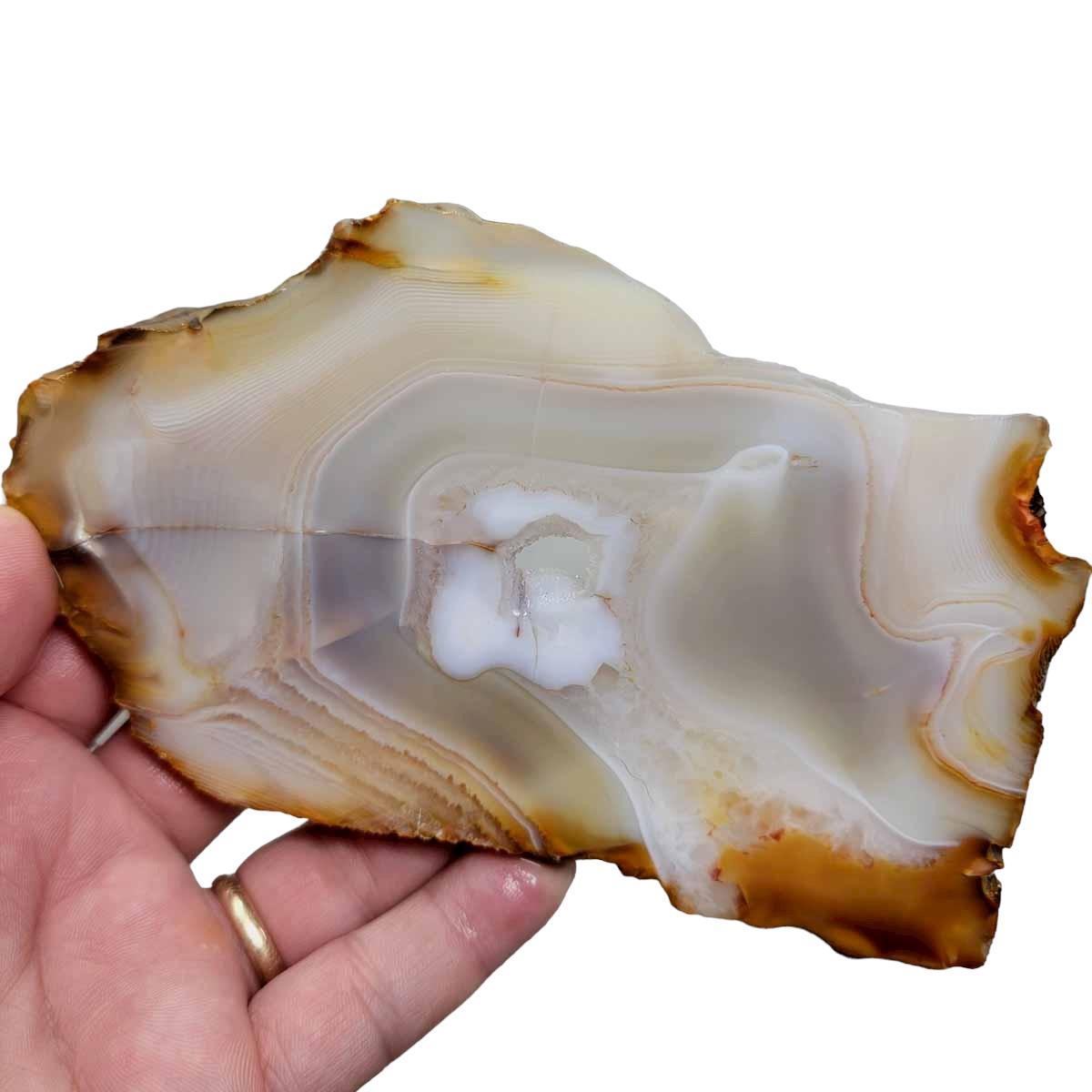 Brazilian Agate Slab! Lapidary Stone Slab! - LapidaryCentral