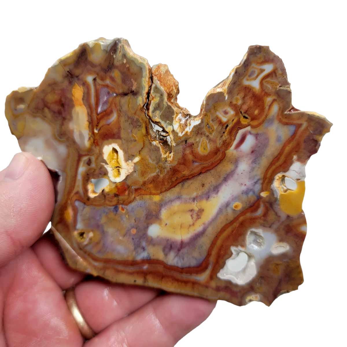 Rooster Tail Jasper Slab! Lapidary Stone Slab! - LapidaryCentral