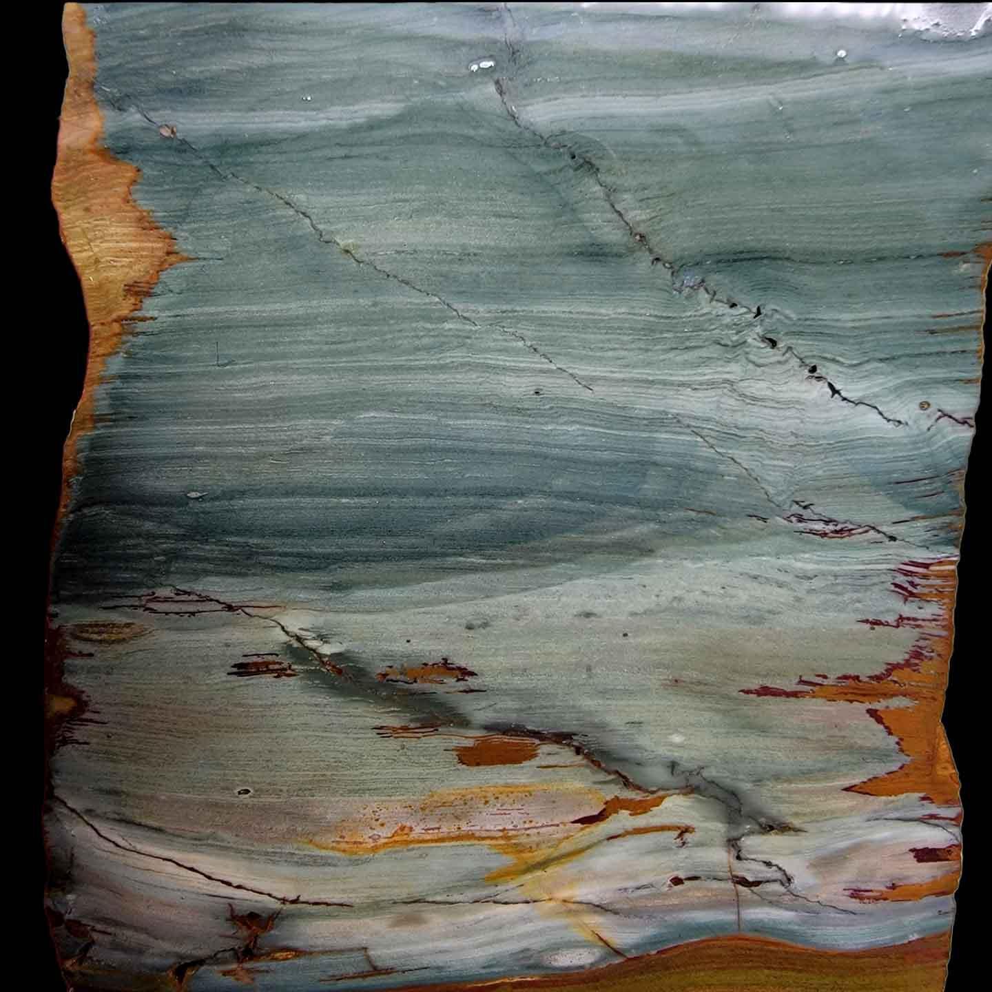 Gary Green Freedom Jasper Slab! Lapidary Stone Slab!