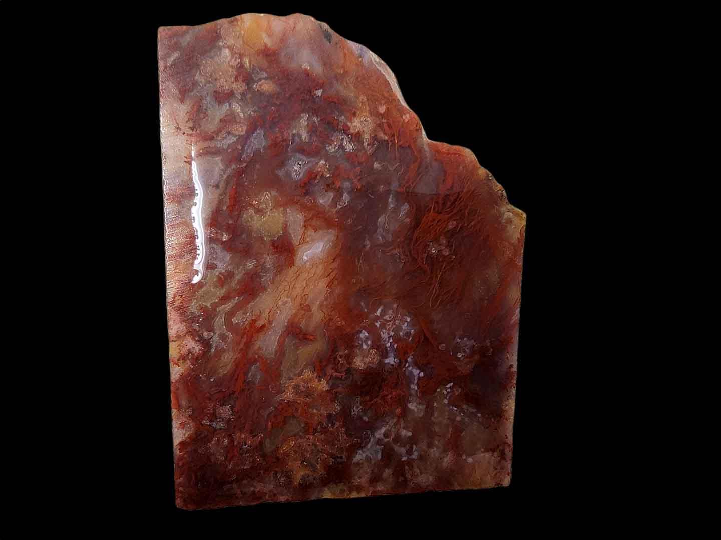 Old Stock Carey Plume Agate Slab! Lapidary Stone Slab! - LapidaryCentral