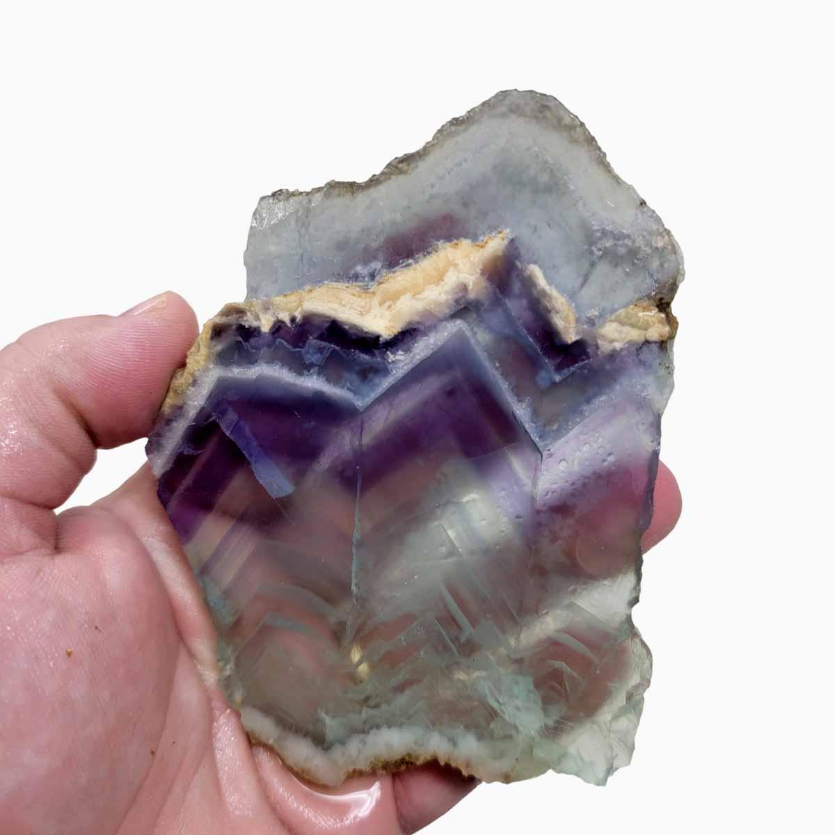 Chinese Rainbow Fluorite Agate Slab! Lapidary Stone Slab! - LapidaryCentral
