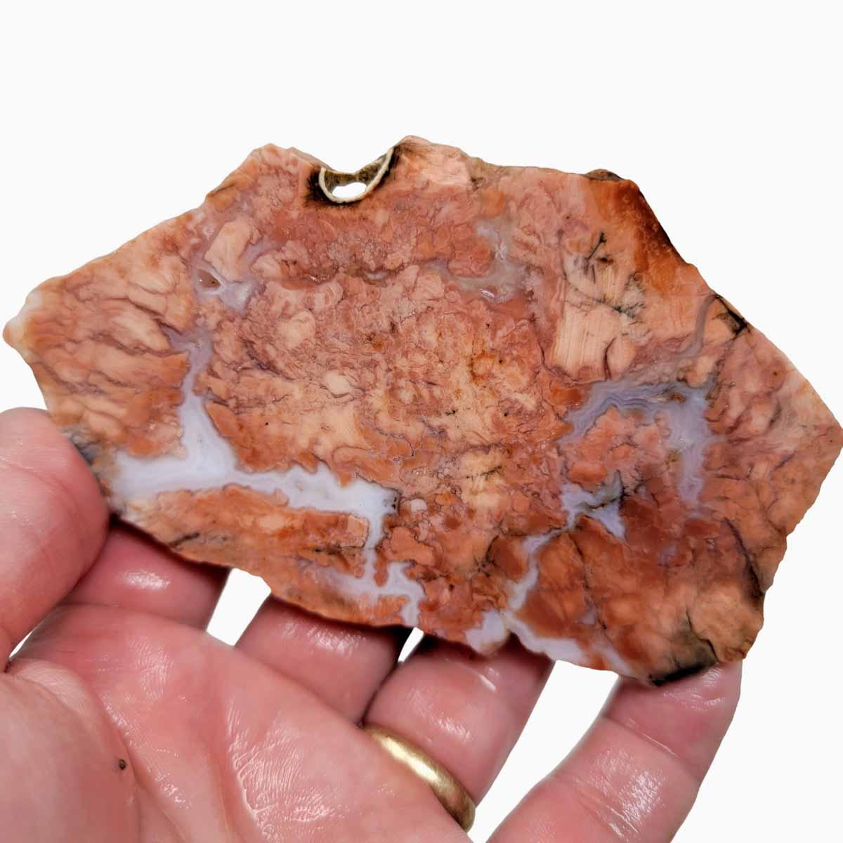 Cotton Candy Agate Slab! Lapidary Stone Slab! - LapidaryCentral