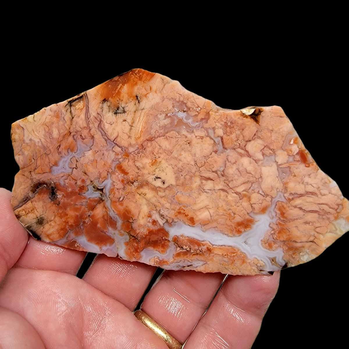 Cotton Candy Agate Slab! Lapidary Stone Slab! - LapidaryCentral