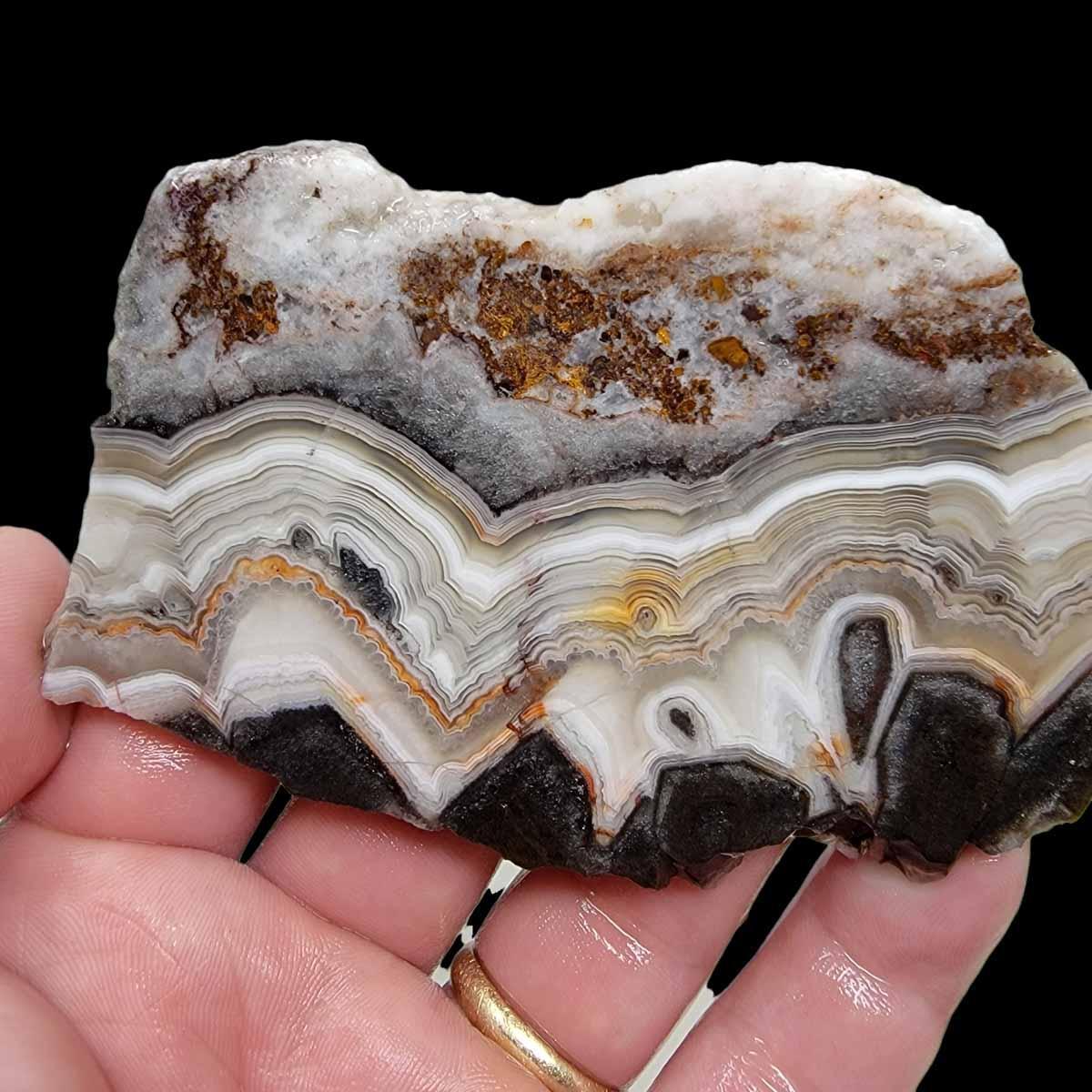 Old Vein Crazy Lace Agate Slab! Lapidary Stone Slab! - LapidaryCentral