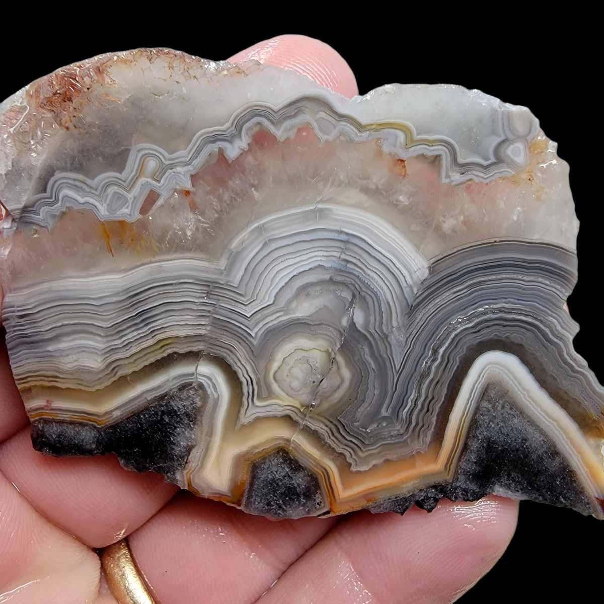 Old Vein Crazy Lace Agate Slab! Lapidary Stone Slab! - LapidaryCentral
