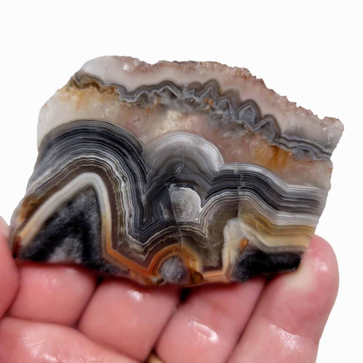 Old Vein Crazy Lace Agate Slab! Lapidary Stone Slab! - LapidaryCentral
