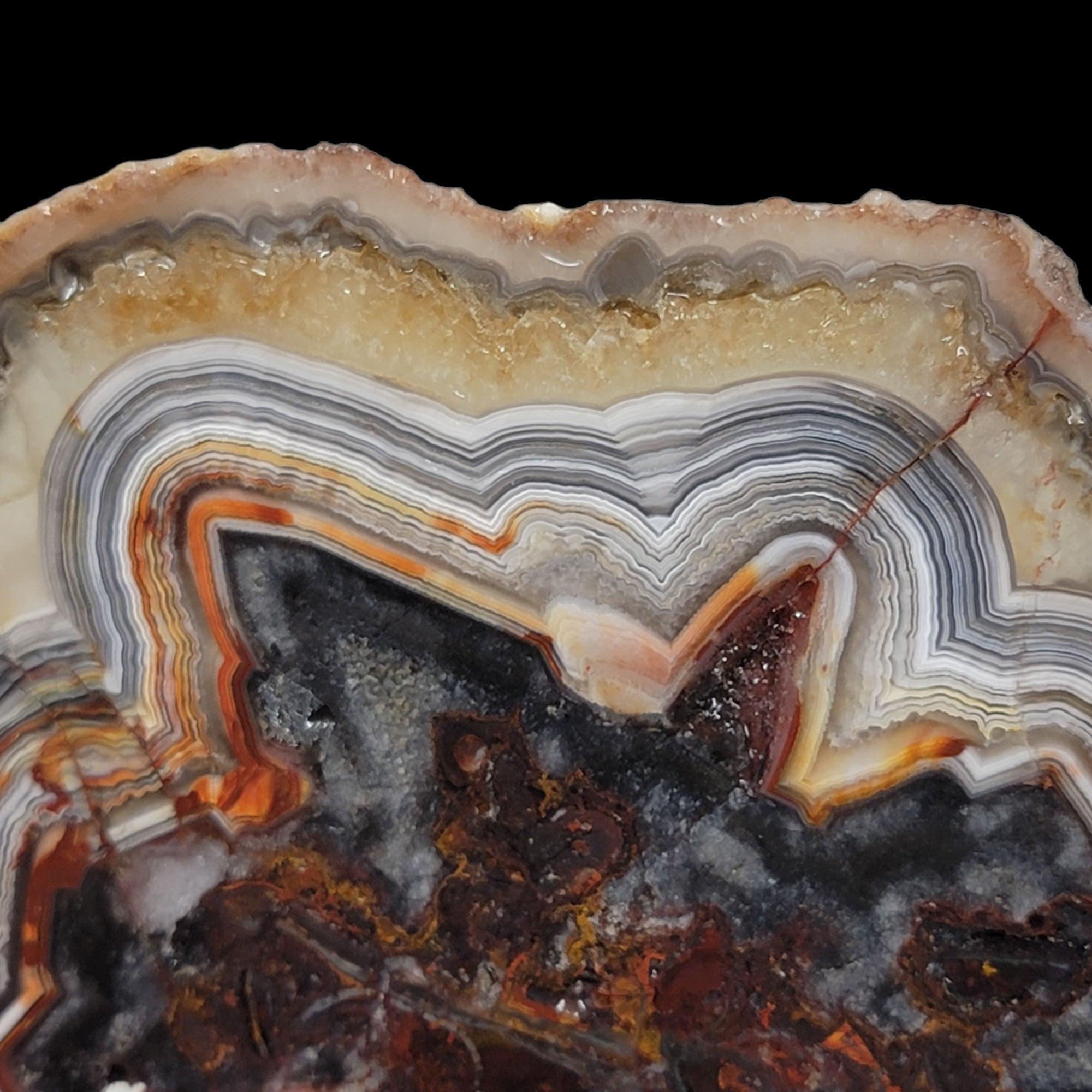 Old Vein Crazy Lace Agate Slab! Lapidary Stone Slab! - LapidaryCentral