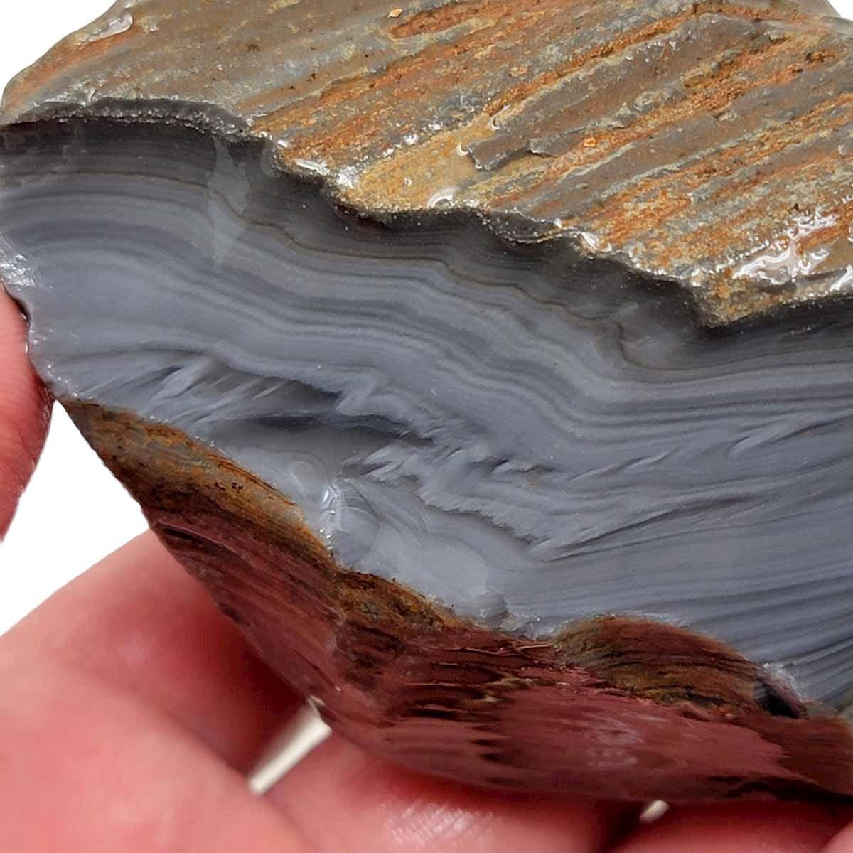 Rare Damascus Obsidian Rough Chunk! - LapidaryCentral