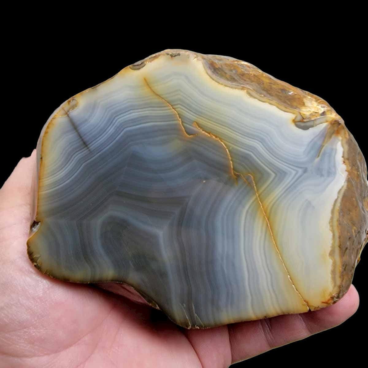 Polished RARE Jequitinhonha Agate Display Specimen! - LapidaryCentral