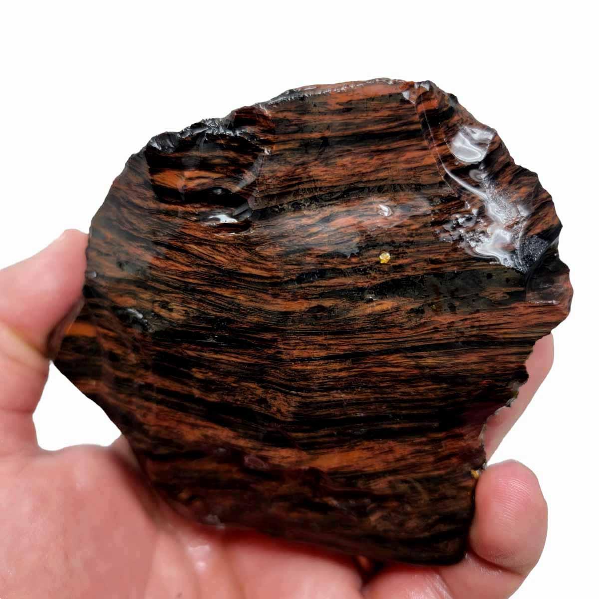 Tri-Flow Obsidian Rough Chunk! - LapidaryCentral